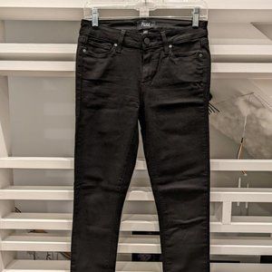 Paige Verdugo Black Skinny Jeans - Size 27